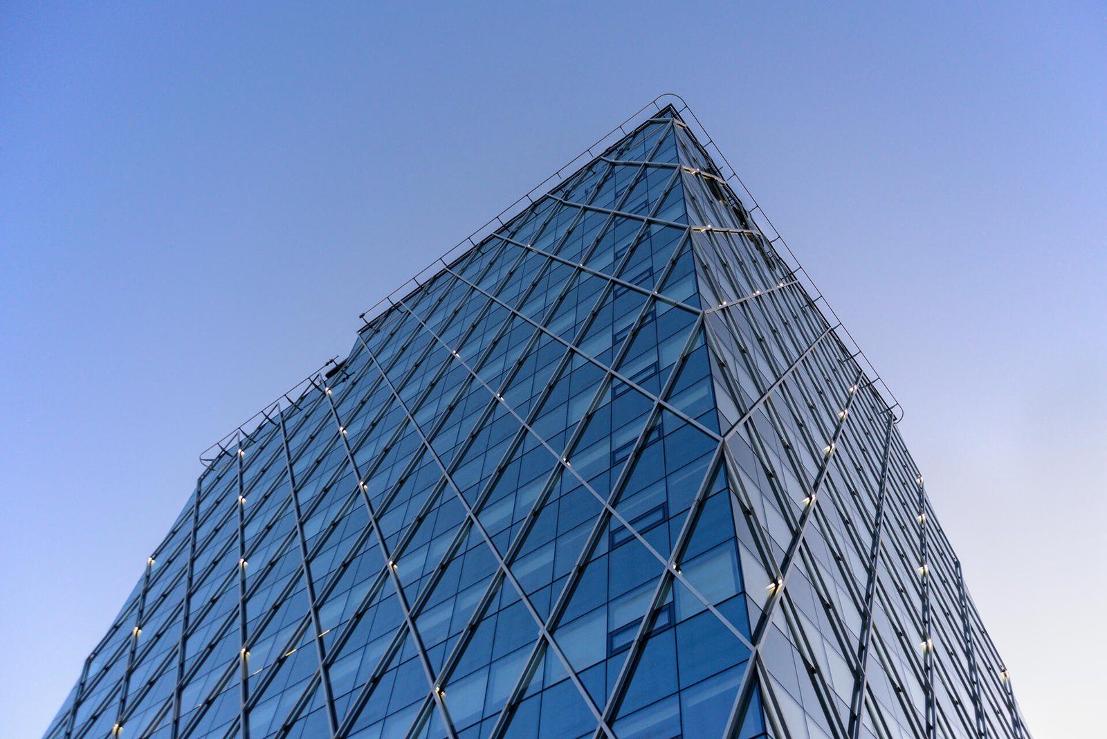 Modern skyscraper symbolizing financial stability
