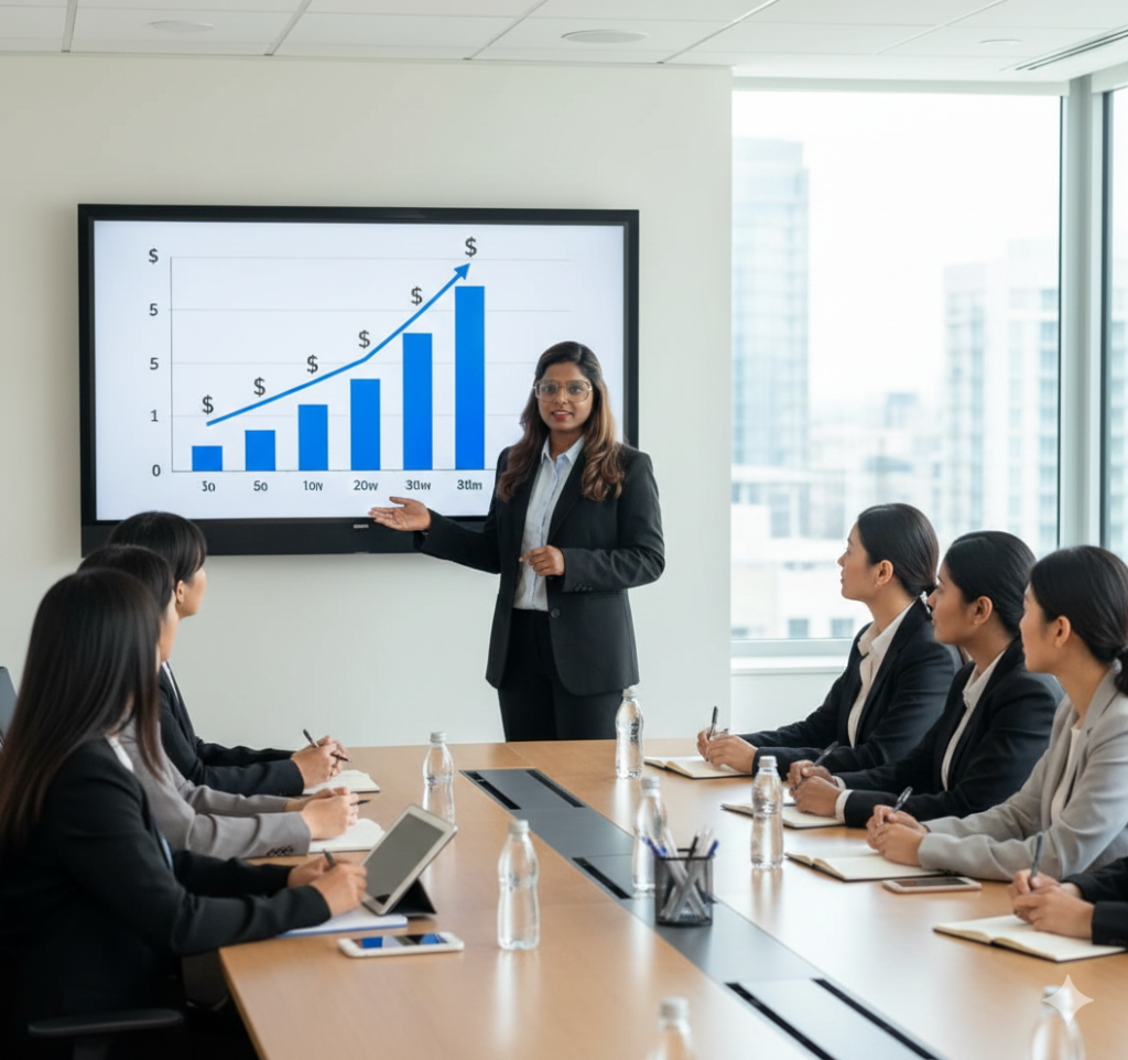 Compounding growth strategy illustrated